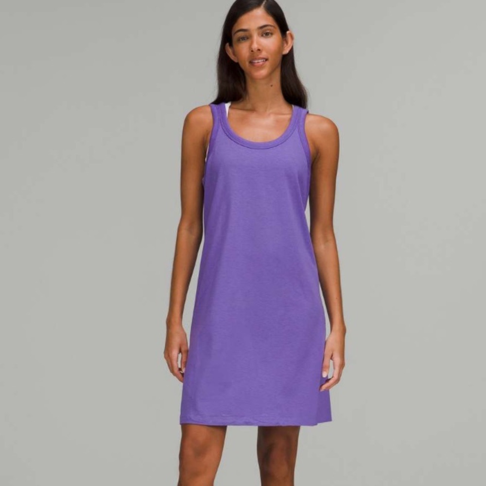 Lululemon Classic-Fit Cotton-Blend Scoop Dress
Charged Indigo